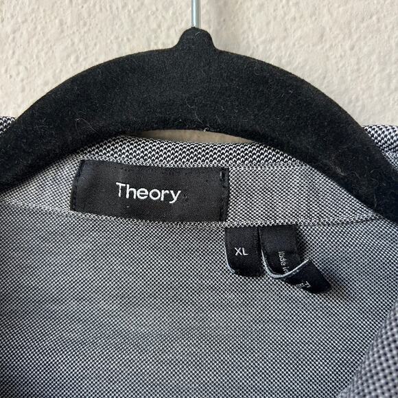 Theory Gray Stinson O Current Pique Polo Size XL - Picture 4 of 5